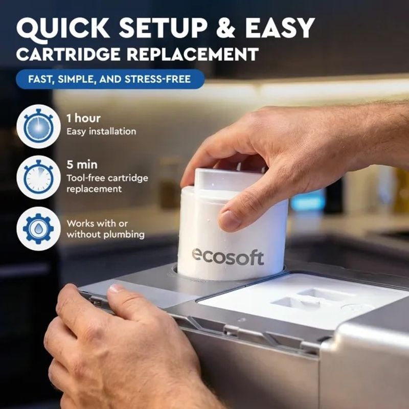 Vannrenser Ecosoft SPARK RO bordmodell